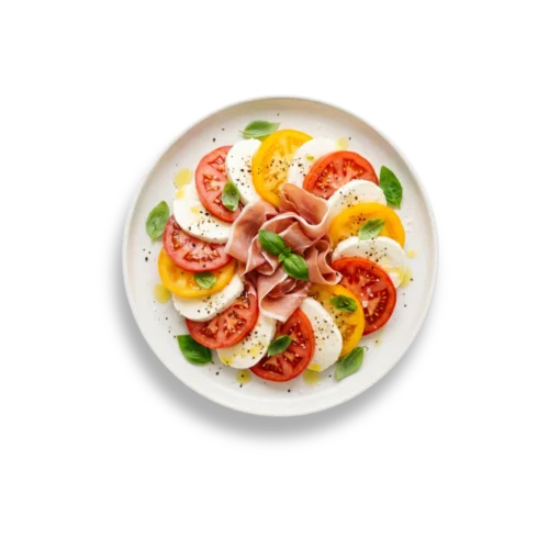 Caprese con prociutto di Parma