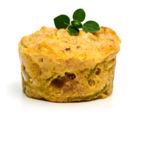 ⁠Flan zucchine e pancetta