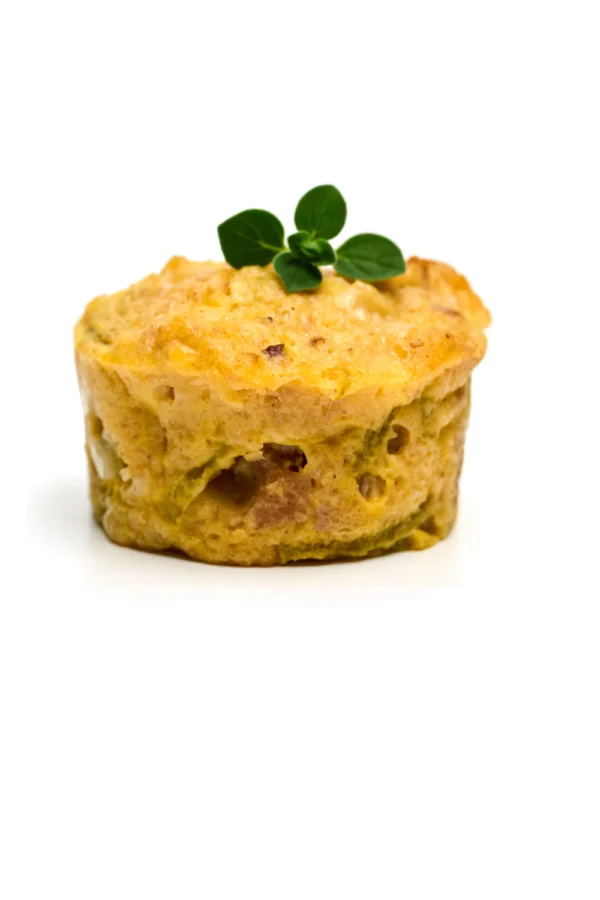 ⁠Flan zucchine e pancetta